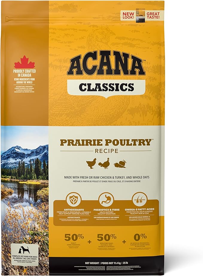 Acana Prairie Poultry Dog Food 11.4kg