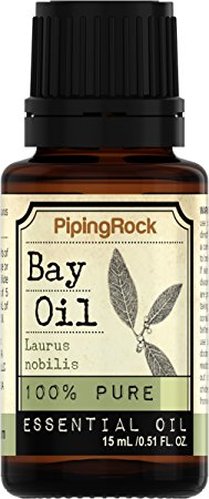 Piping Rock Bay 100% Pure Essential Oil 1/2 oz (15 ml) Dropper Bottle Laurus Nobilis