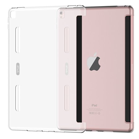 iPad Pro 9.7 Case, JETech Frosted Translucent Slim Bumper Protector Cover for Apple iPad Pro 9.7" Tablet (Clear) - 3379J