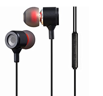 Earphones,Miclech Premium Earbuds [Noise Isolating] with Mic Stereo & Volume Control Headphone Earphone Earbuds with 3.5mm Jack (Black1)