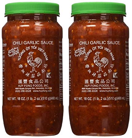 Huy Fong Fresh Chili Garlic Sauce 18-Ounce (Pack of 2)