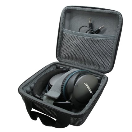 co2CREA Carrying Storage Case Bag for Bose QuietComfort QC 25 Over Ear Headphone (Hard)