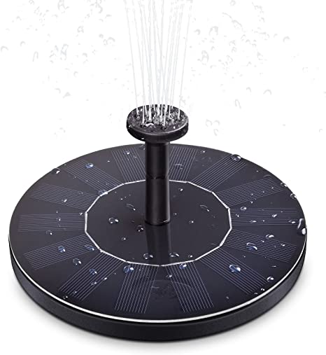 Pompa a fontana solare per bagno di uccelli - Pompa a fontana ad energia solare per giardino all'aperto