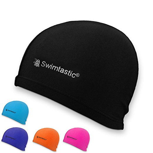 Swimtastic Lycra Swim Cap – 5 Stylish Colors to Choose From