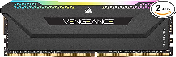 Corsair Vengeance RGB PRO SL 16GB (2x8GB) DDR4 3600MHz C16 Optimized for AMD Ryzen Desktop Memory (10 Ultra-Bright RGB LEDs, Custom Performance PCB, Tight Response Times, Intel XMP 2.0) Black