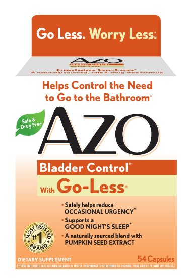 AZO Bladder Control Supplement, 54 Count