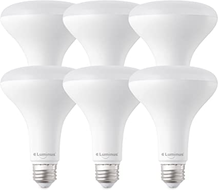 Luminus PLYC5235-11W (65W) 950 Lumens 5000K Dimmable Led Light Bulb-6 Pack, Br30, Daylight