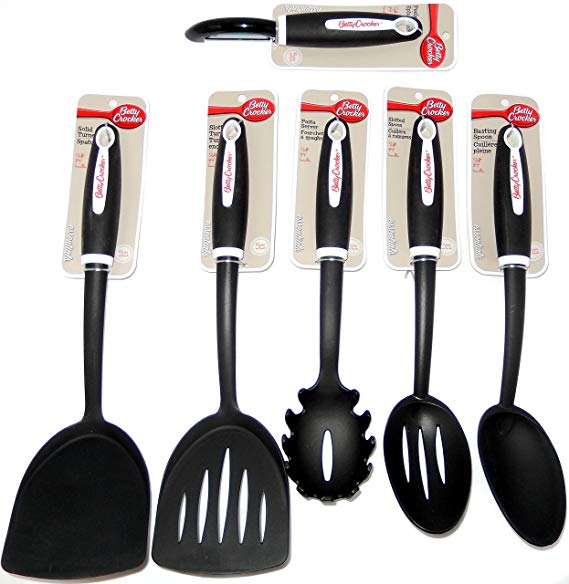 Betty Crocker 6 Piece Kitchen Cooking Utensils Set