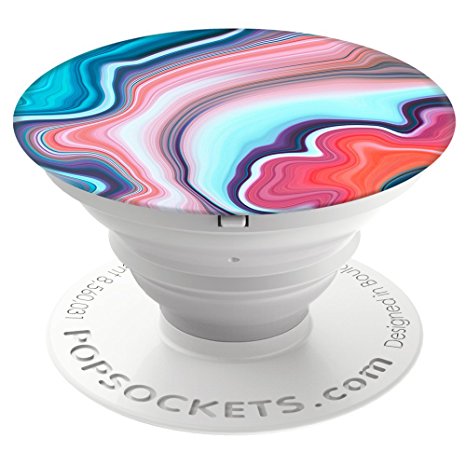 PopSockets: Collapsible Grip & Stand for Phones and Tablets - Banded Agate