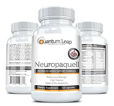 Neuropaquell. Clinical Strength Neuropathy Pain Relief. Advanced Nerve Support Formula. by Quantum Leap Nutraceuticals