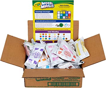 Crayola Model Magic, Modeling Clay Alternative, 15 Assorted Colors, 1 oz Packs, 30 Count