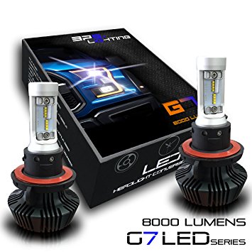 BPS Lighting H13 Headlight Conversion LED Bulb Kit Philips LUXEON Zes 8000 Lumens/50W
