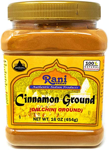 Rani Cinnamon Powder (Ground) Spice 16oz (454g) ~ All Natural, Salt-Free | Vegan | No Colors | Gluten Free Ingredients | NON-GMO | Indian Origin