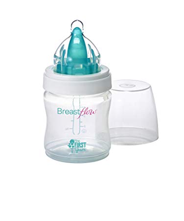 The First Years 1 Pack Breastflow Bottle, 5 Ounce