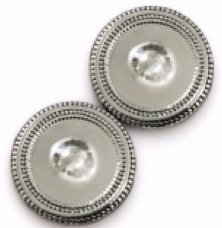 Magnet Button Antique Silver