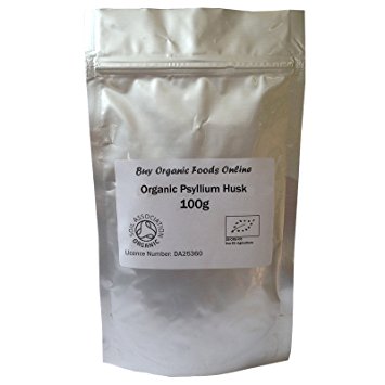 *SPECIAL OFFER* Organic Psyllium Husk Grade *A* Premium Quality! Soil Association Certified Organic FREE P&P (100g)
