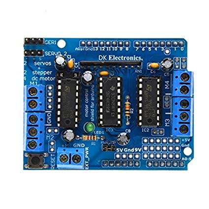 Lysignal L293D Motor Control Shield Motor Drive Expansion Board for Arduinos MEGA/UNO Diecimila & Duemilanove Robot Car Motor Control Shield