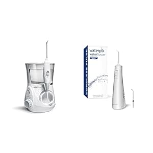 Waterpik Aquarius Water Flosser WP-660 & Cordless Pulse Water Flosser WF-20 Bundle