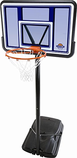 Lifetime 90073 Pro Court Height Adjustable Portable Basketball System, 44 Inch Backboard