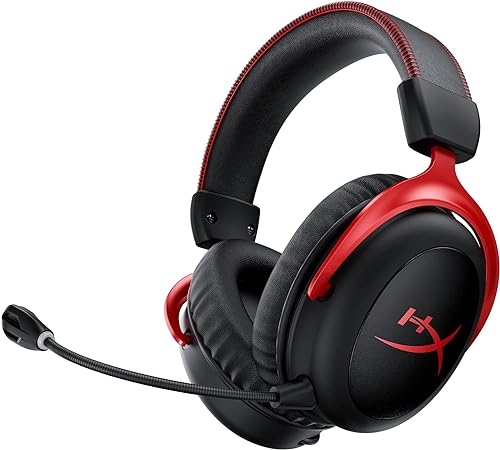 HyperX Cloud III Wireless Gaming Headset, Red