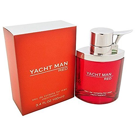 Yacht Man Red by Myrurgia Eau De Toilette Spray for Men, 3.40 Ounce by Myrurgia