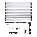 LE 12 inch Dimmable Under Cabinet Lighting 6 Panel Deluxe Kit Total of 24W 12 V DC 1800lm 3000K Warm White 48W Fluorescent Tube Equivalent All Accessories Included LED Light Bar Strip lights
