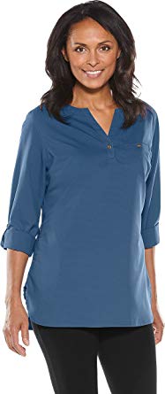 Coolibar UPF 50  Women's Tamworth Travel Tunic Top - Sun Protective