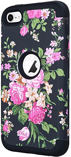 iPod Touch 7 Case, iPod Touch 6 Case,SAVYOU Three Layer Heavy Duty Hybrid Impact Resistant Shockproof Cover Protective Case for Apple iPod Touch7th/6th/5th Generation