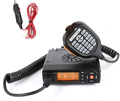 Zastone Mini Z218 25 Watt Dual Band Base, Mobile Radio: 136-174mhz (VHF) 400-470mhz (UHF) Amateur Transceiver for Car