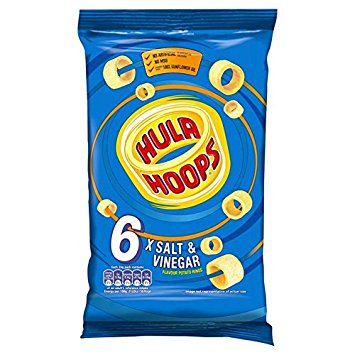 KP Hula Hoops Salt and Vinegar 6 Pack