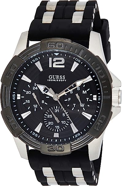 GUESS Watches Silicone Strap Buckle