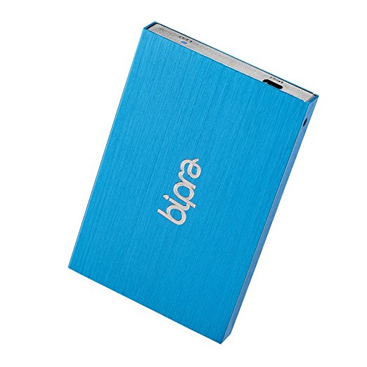 Bipra 80GB 2.5 inch USB 2.0 FAT32 Portable External Hard Drive - Blue