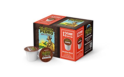 Cafe Don Pedro Breakfast Blend 72 Count Kcup Low-Acid Coffee