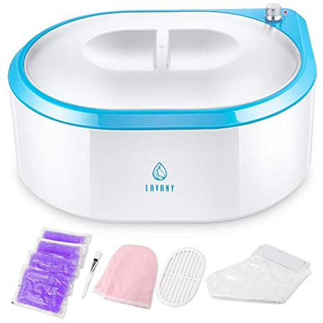 Paraffin Wax Machine for Hand and Feet, Paraffin Wax Warmer Quick-Heating Paraffin Bath Spa for Smooth and Soft Skin (Blue)