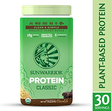 SUNWARRIOR Organic Brown Rice Protein Chocolate, 750 GR