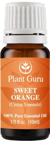 Sweet Orange Essential Oil. 10 ml. 100% Pure, Undiluted, Therapeutic Grade.