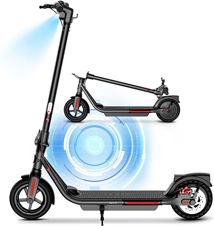 SISIGAD Electric Scooter Adults Peak 500W Motor,15-30 Miles Long Range Scooter Electric for Adults, 8.5"/10" Solid Tires,19Mph Speed Foldable E-Scooter for Commuting with Double Braking System