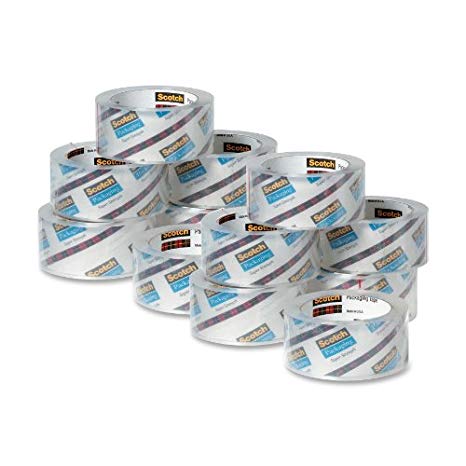 Scotch Heavy Duty Shipping Packaging Tape, 3" Core, 1.88" x 54.6 Yards, 36 Rolls (3850-CS36)