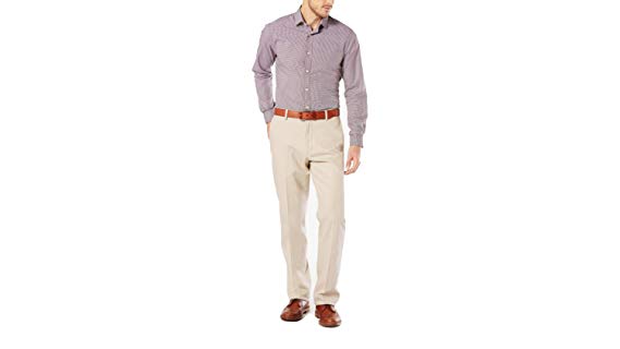 Dockers Men's Big and Tall Classic Fit Easy Khaki Pants-Pleated