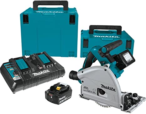 Makita XPS01PMJ 36V (18V X2) LXT® Lithium-Ion Brushless Cordless 6-1/2" Plunge Circular Saw Kit (4.0Ah)