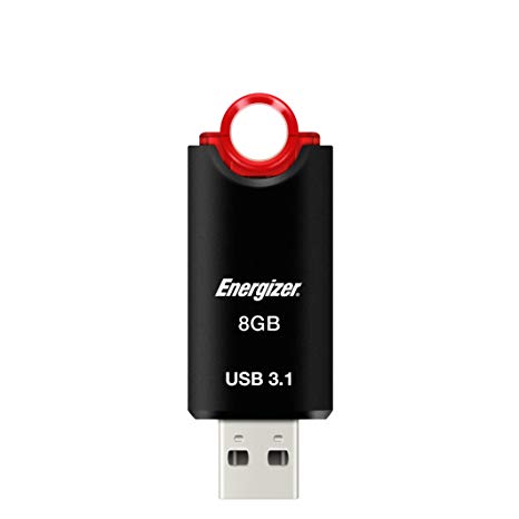Energizer 8GB Push USB 3.0 (3.1 Gen 1) Type-A Red & Black USB Flash Drive