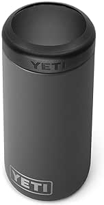 YETI Rambler 12 oz. Colster Slim Can Insulator for the Slim Hard Seltzer Cans, Charcoal (NO CAN INSERT)