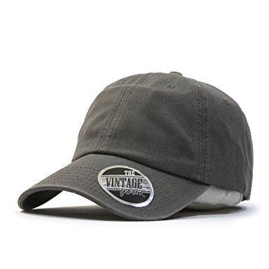 Classic Washed Cotton Twill Low Profile Adjustable Baseball Cap