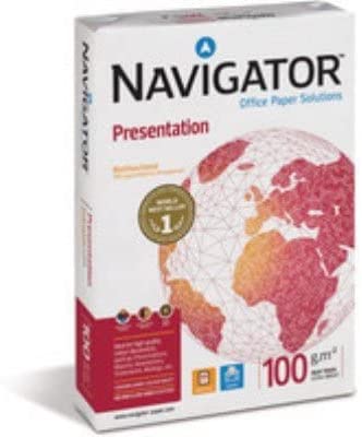 5 x Reams of Navigator Presentation Paper, A4, 100gsm, White - (PPR02088)
