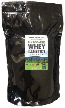 Bulk Grass Fed Whey Protein Powder Isolate | Unflavored   Non GMO   Gluten Free | 5 lb