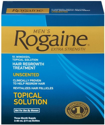 Rogaine for Men, HairRegrowth Treatment Economy Pack-All New Value Size Pack - Extra Strength Formula-Three Month Supply