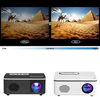 Goodfans US Plug Projector Sync Display Beamer Home Media Video Player Overhead Projectors