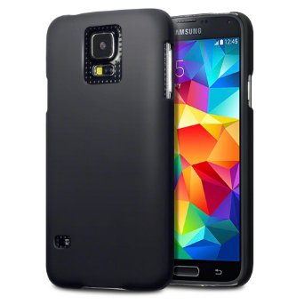 Galaxy S5 Case, Terrapin [Extra Slim Fit] Hybrid Rubberized [Black] Protective Hard Case for Samsung Galaxy S5 - Black