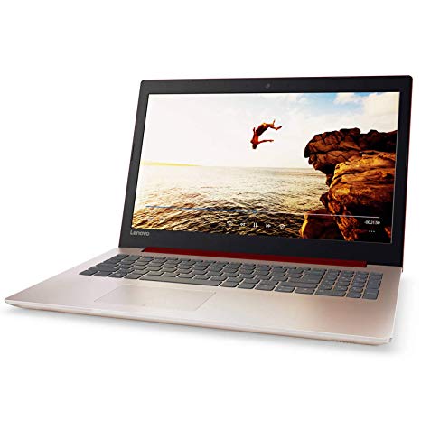 Lenovo IdeaPad 320 Flagship 15.6" HD Anti-Glare LED-Backlight Laptop, 8GB RAM, 128GB SSD, Intel Dual Core N3350 Processor up to 2.40GHz, DVD-RW, WiFi, Bluetooth, HDMI, Windows 10, Red