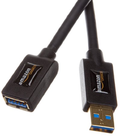 AmazonBasics USB 3.0 A-Male to A-Female Extension Cable 3 m / 9.8 Feet